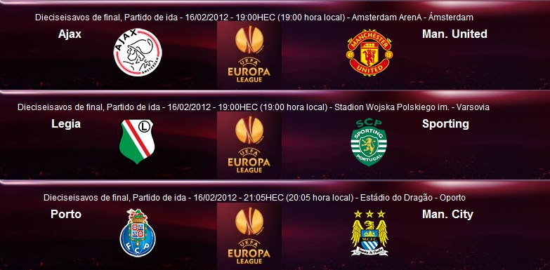 ( 11 ) Porra Europa League Dieciseisavos de Final IDA 2011-2012
