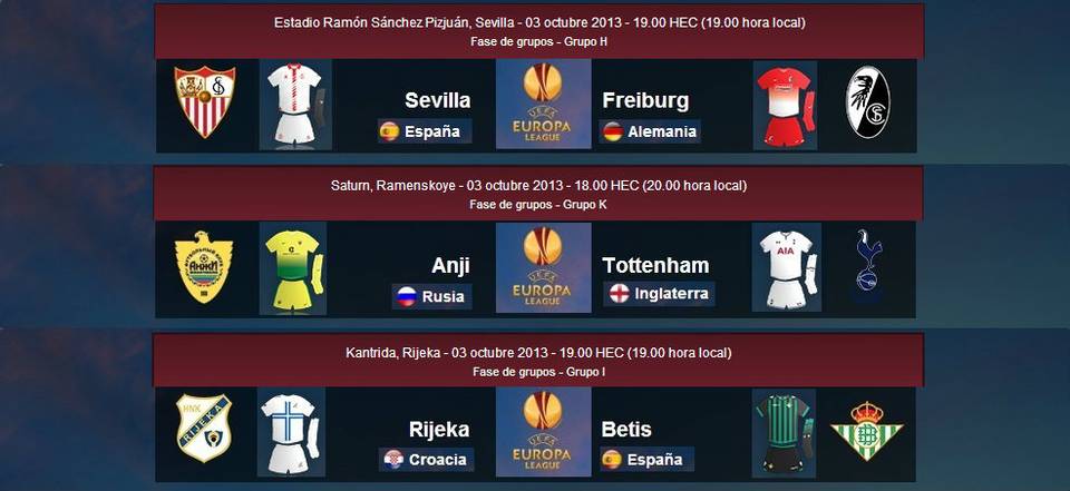 2Fase de Grupos Jornada 2 2013-2014