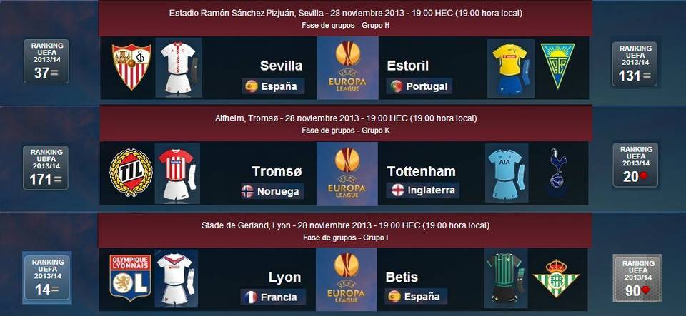5Fase de Grupos Jornada 5 2013-2014