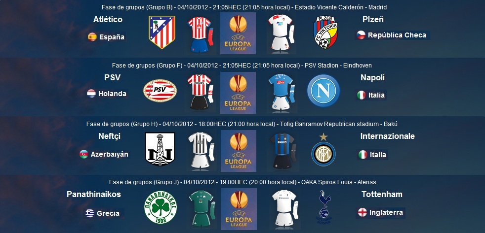 6Fase de grupos Jornada 2 2012-2013