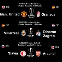 12 uefa europa league cuartos de final vuelta 2020 2021