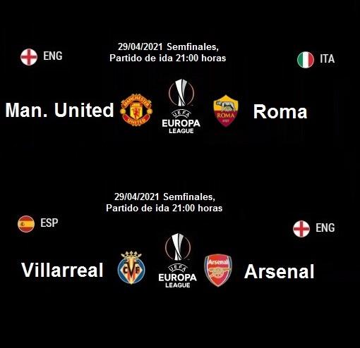 13 uefa europa league semifinales ida 2020 2021
